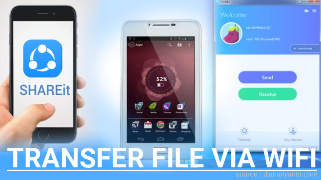 Mudahnya Transfer File via Wifi di TREQ Pocket Star 5 Menggunakan ShareIt Versi Baru