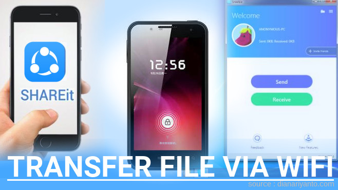 Kirim dan Transfer File via Wifi di TREQ Pocket Turbo Menggunakan ShareIt Versi Baru