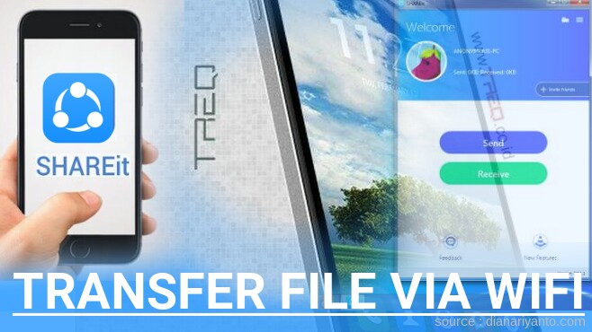 Cara Mudah Transfer File via Wifi di TREQ Q1 Menggunakan ShareIt Terbaru