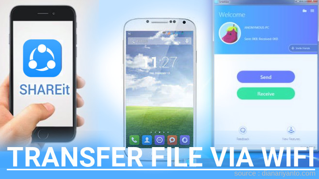 Tutorial Transfer File via Wifi di TREQ R1 Menggunakan ShareIt Versi Baru