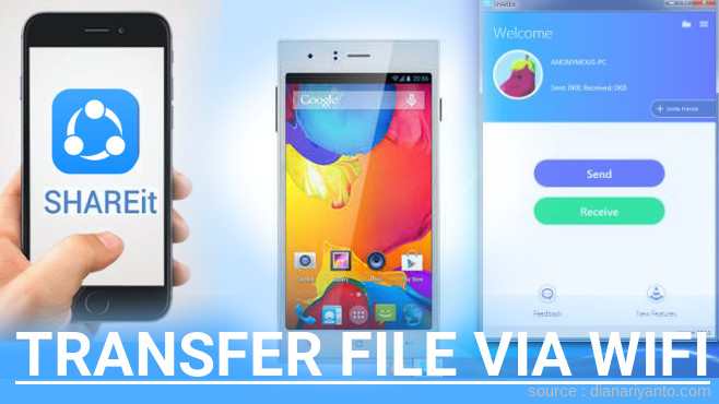 Cara Transfer File via Wifi di TREQ S1 Menggunakan ShareIt Terbaru