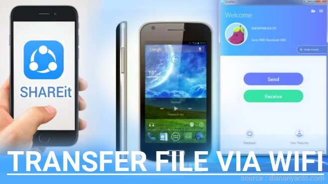 Cara Transfer File via Wifi di TREQ TUNE Z Menggunakan ShareIt Versi Baru
