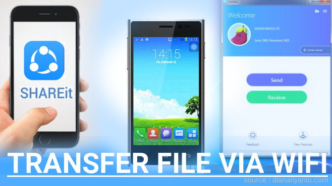 Tips Transfer File via Wifi di TREQ Tune Z2C Menggunakan ShareIt Versi Baru