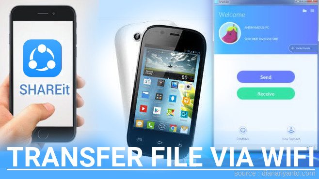 Cara Transfer File via Wifi di TREQ Tune Menggunakan ShareIt Versi Baru
