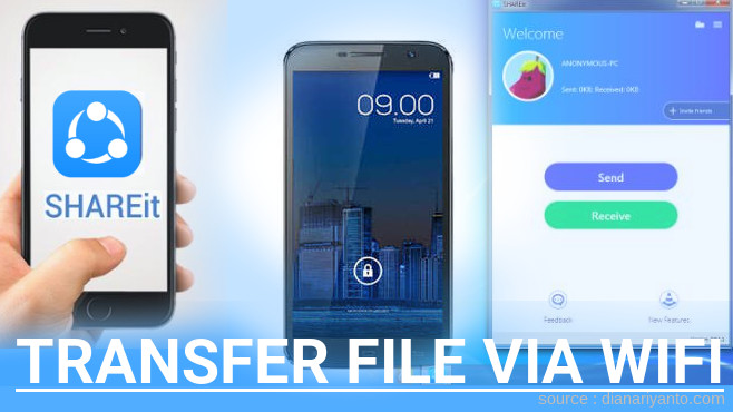 Kirim dan Transfer File via Wifi di TREQ X1 Menggunakan ShareIt Terbaru